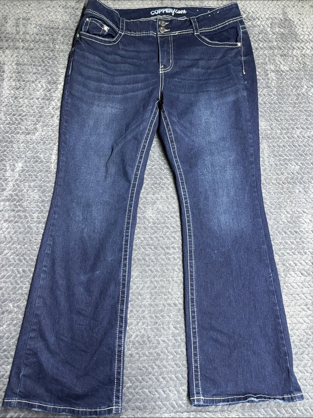 Copper flash dark blue